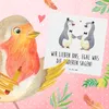 Mr. & Mrs. Panda Grußkarte Pinguine Gay Pride - Weiß - Produktbild-Vorschau 5