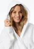Schiesser peignoir essentials bathrobe with hood navy Voir les images du produit 17