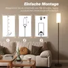 Stehlampe, Schirm in Leinenoptik, Metallstange, Produktbild-Vorschau 6