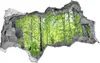 Selbstklebender Loch-3D-Aufkleber 95x73 cm Birkenwald Produktbild-Vorschau 1