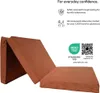A folded mattress with informational graphics on the side. Anteprima dell’immagine prodotto