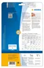 HERMA etichette tessili/nome A4 80x50mm bianco 200pz. Anteprima dell’immagine prodotto 2