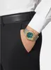 A person wearing a white dress shirt and black pants, with a watch on their wrist. Produktbild-Vorschau