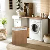 Homcom : panier à linge, coffre à linge, bac à linge, Voir les images du produit 2