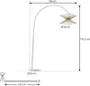 Lindby Bogenleuchte Valdorin, beige, Papier, 195 cm, IP20 Produktbild-Vorschau 4