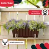 KOTARBAU® 4er Set Blumenkasten Blumentopf für Balkon 40 x Produktbild-Vorschau 2