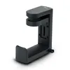 A black headphone stand is shown against a white background. Produktbild-Vorschau