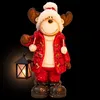 Elch Deko Weihnachten XL 40cm mit LED Laterne  Produktbild-Vorschau 4