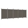 vidaXL Paravent Anthracite 5 pièces 433x180 cm Tissu - Voir les images du produit 3