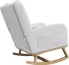 UnboxG Schaukelstuhl mit Kissen, seitlichen Taschen & Produktbild-Vorschau 12