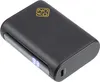A black power bank with a gold logo and a digital display showing '93'. Produktbild-Vorschau