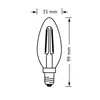 Osram Filament LED Lampe E14 Kerze 2.5W ersetzt Produktbild-Vorschau 13