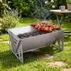 Vilde | Barbecue da campeggio richiudibile - 40x24x17 cm - Anteprima dell’immagine prodotto 2