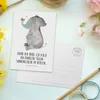 Mr. & Mrs. Panda Postkarte Elefant Biene - Weiß - Geschenk, Produktbild-Vorschau 3