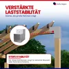 GeZu Impex Pfostenecke 2 Balken 121 x 121 mm Feuerverzinkt Produktbild-Vorschau 7