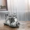 Casablanca by Gilde Hut-Zylinder Steampunk, silberfarben Produktbild-Vorschau 3
