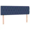 LED Kopfteil Blau 160x7x78/88 cm Stoff Produktbild-Vorschau 4