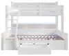 Etagenbett 90x200 + 140x200 cm mit LED, offenen Produktbild-Vorschau 16