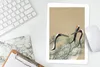 MuchoWow® Mauspad Mousepad Japandi - Kranich - Blätter - Produktbild-Vorschau 6