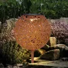 LED Solarleuchte, Dekorgeflecht-Kugel, Höhe 54 cm Produktbild-Vorschau 11