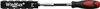 A black and silver window mounting aid with a red and black handle is shown against a white background. Produktbild-Vorschau