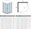 80X80cm Scharniertür Eckeinstieg NANO-GLAS Duschkabine Produktbild-Vorschau 7