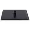 vidaXL Douche de pluie acier inoxydable 25x25 cm carré noir Voir les images du produit 3