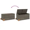 The Living Store Gartentruhe mit Rollen Grau 283L Poly Produktbild-Vorschau 8