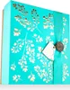 A teal gift box with gold floral patterns and a ribbon. Anteprima dell’immagine prodotto