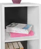 FineBuy Standregal Weiß Schwarz Holz 30x60x30 cm Modern Produktbild-Vorschau 5