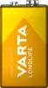 A single 9V battery with the Varta brand logo and product details printed on it. Voir les images du produit