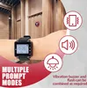 A person's wrist wearing a smartwatch-like device, with icons and text overlaid on the image. Náhled obrázku produktu