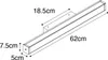 Badezimmer Wandleuchte Messing 62 cm inkl  LED IP44 Cascada Produktbild-Vorschau 4