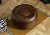 CHESTERFIELD Serie Sitzhocker aus Büffelleder, formstabil, Produktbild-Vorschau 1
