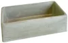 A rectangular gray planter or trough. Produktbild-Vorschau