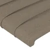 LED Kopfteil Taupe 203x16x78/88 cm Stoff Produktbild-Vorschau 5