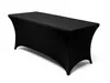 TISCHHUSSE 180x76x75cm Schwarz elastisch rechteckig Stretch Produktbild-Vorschau 1
