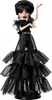 A doll dressed in a black gothic-style gown. Náhľad obrázku produktu
