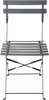 Bolero Klappbare Terrassenstühle Stahl, Schwarz (2 Stück) Produktbild-Vorschau 2