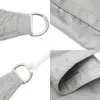 vidaXL Voile d'ombrage gris clair 3,5x2,5 m 100% Polyester Voir les images du produit 6