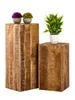Soma Blumensäule 27x27 H50 o. 73cm Blumen Hocker Holz Produktbild-Vorschau 7