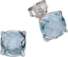 F Ohrstecker 925/- Sterling Silber Blautopas Produktbild-Vorschau 1