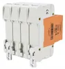 A close-up side view of a four-pole surge protector. Anteprima dell’immagine prodotto