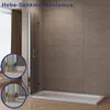AQUABATOS 75 x 197 cm Walk-In Dusche Drehfalttür aus 6 mm Produktbild-Vorschau 6