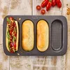BIRKMANN 4er Hot Dog Brötchenblech, L 35 x B 22 cm, aus Produktbild-Vorschau 4