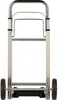 A front view of a foldable aluminum sack truck with red wheels, set against a white background. Náhled obrázku produktu