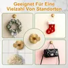 4er-Pack Goldene Saugnapfhaken,  wasserdichter Produktbild-Vorschau 5