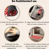 KitchenYeah© Herdabdeckplatte Seifenblasen - Rot - Punkte - Produktbild-Vorschau 7