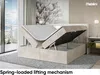 MEBLINI Boxspringbett mit Bettkasten - Bett mit LED Produktbild-Vorschau 3