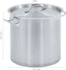 vidaXL Kochtopf 26 L 32x32 cm Edelstahl Produktbild-Vorschau 14
